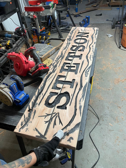 Custom Redwood 4ft Backless Bench